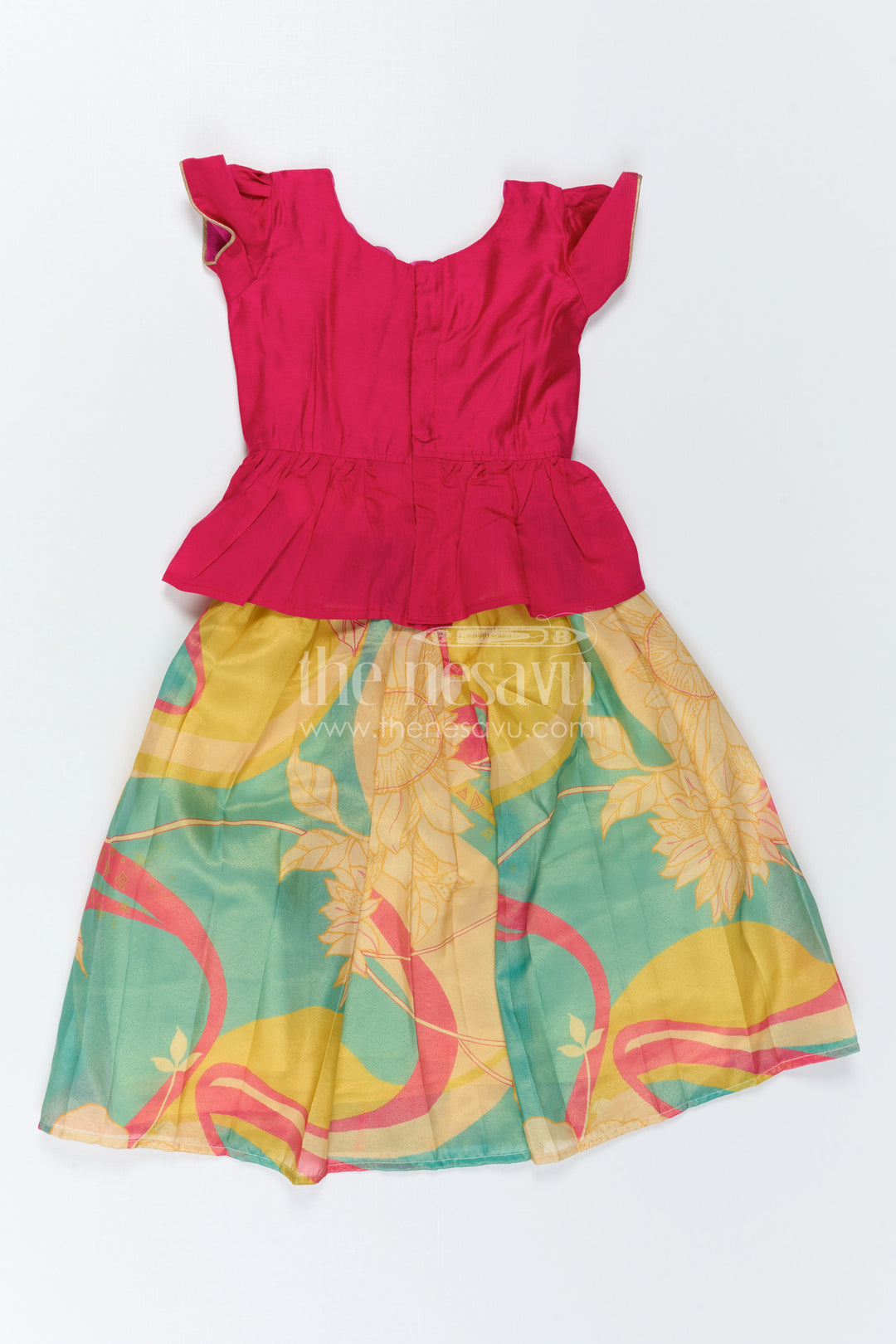 Baby Girl Pattu Pavadai Dress for Festive Family Moments