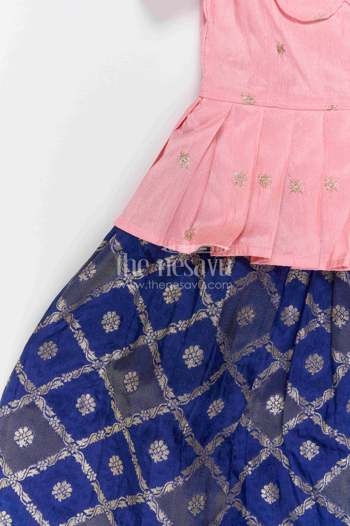 Baby Girl Ethnic Pavadai Set for Festive Photo Moments