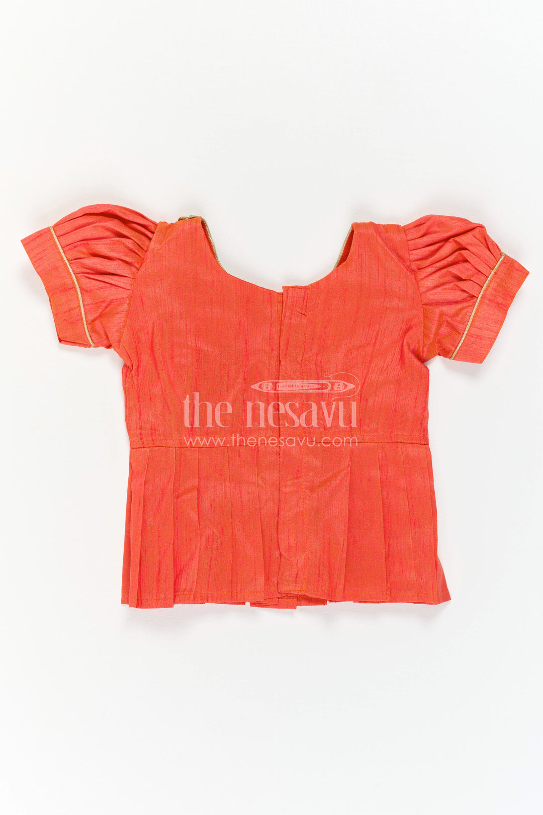 Toddler Girl Ethnic Pavadai Set for Temple Visits and Festive Days