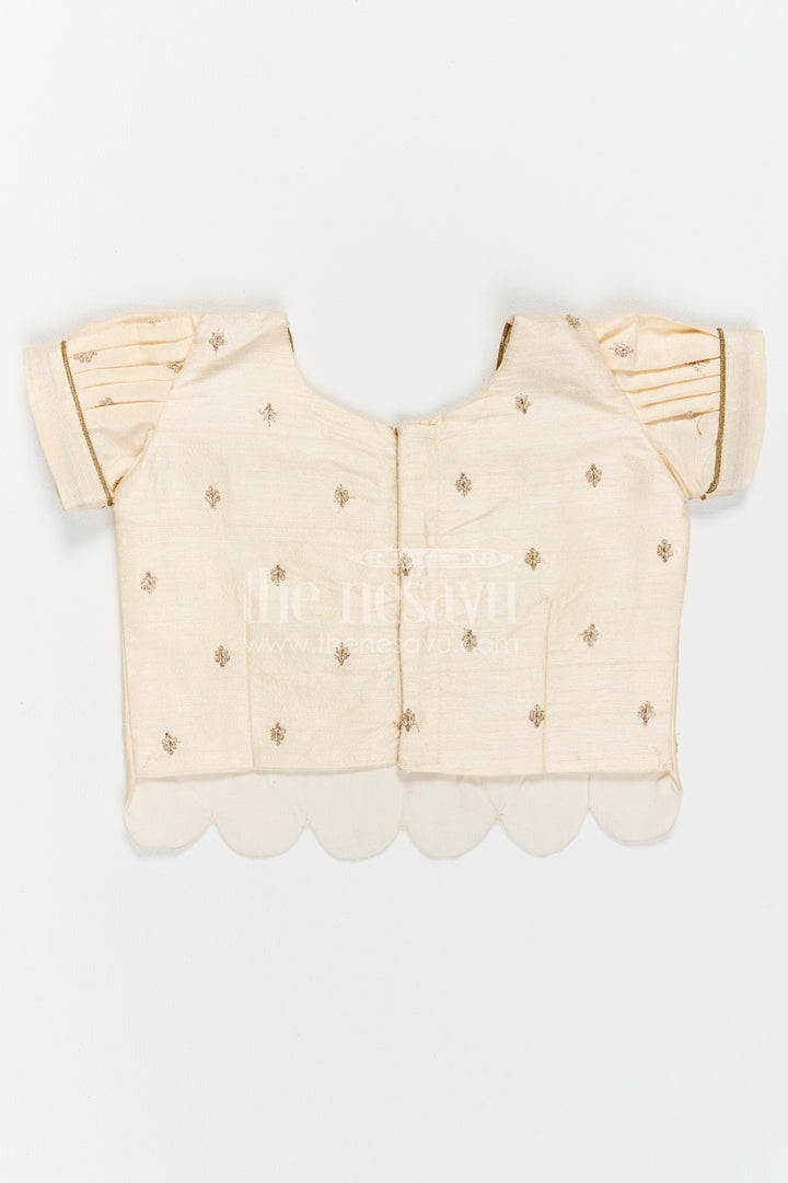 Infant Pattu Pavadai for Naming Ceremony and Temple Visit