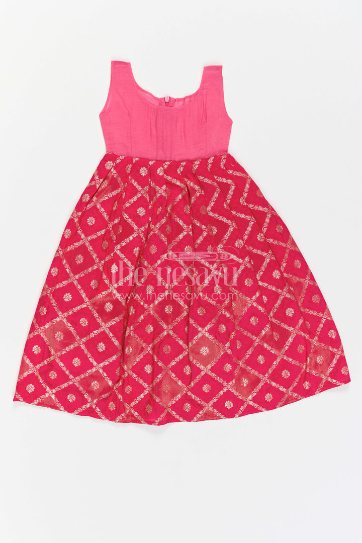 Infant Pattu Pavadai for Naming Ceremony and Temple Visit