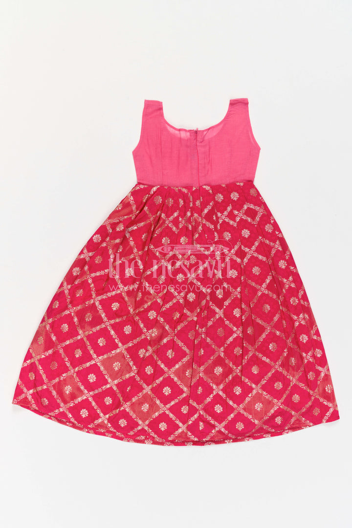 Infant Pattu Pavadai for Naming Ceremony and Temple Visit