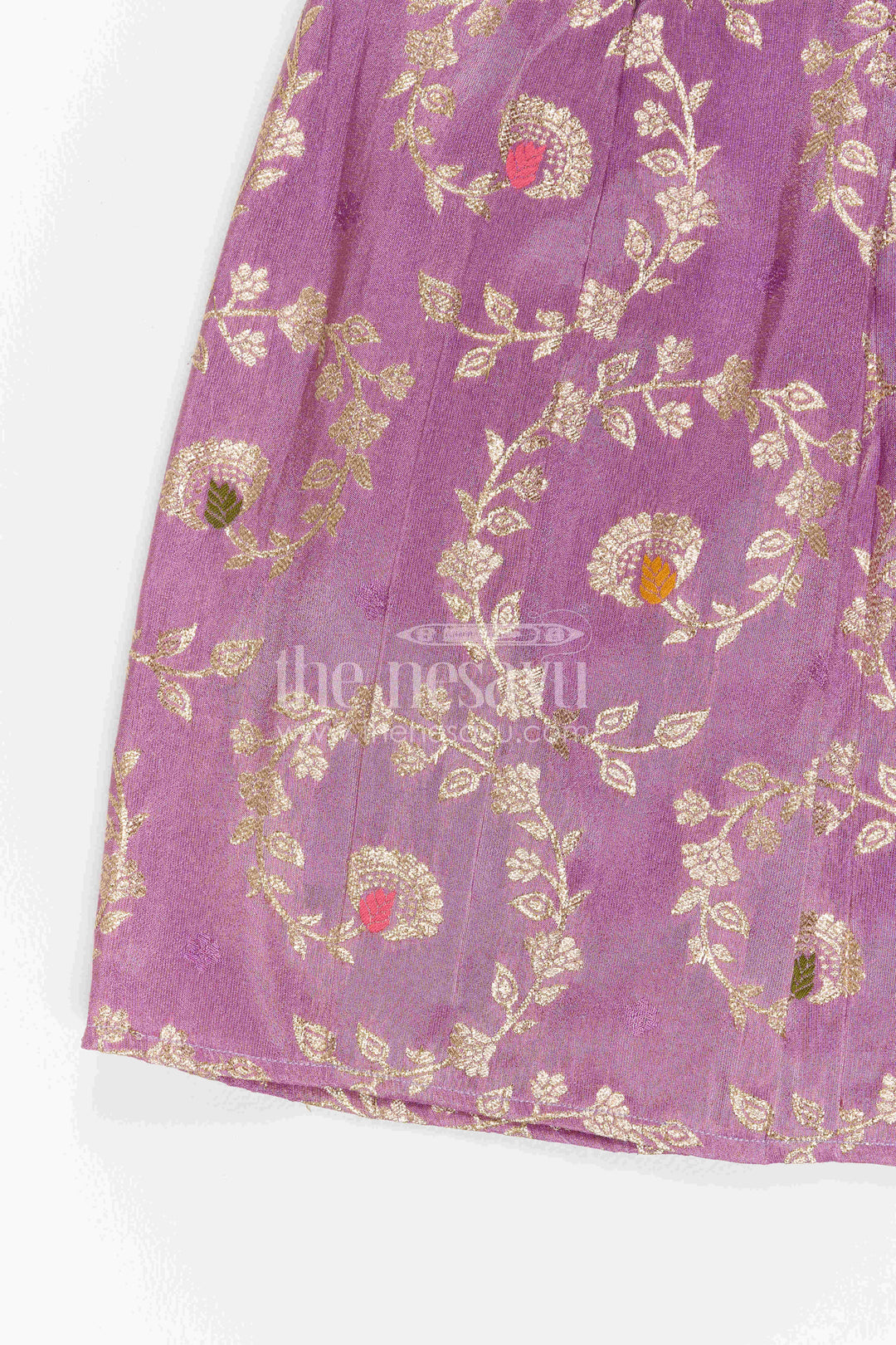 Toddler Pattu Pavadai for Navratri and Festive Pooja