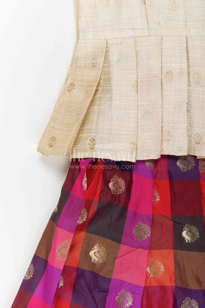 Girls Traditional Pavadai Set for Weddings and Family Functions