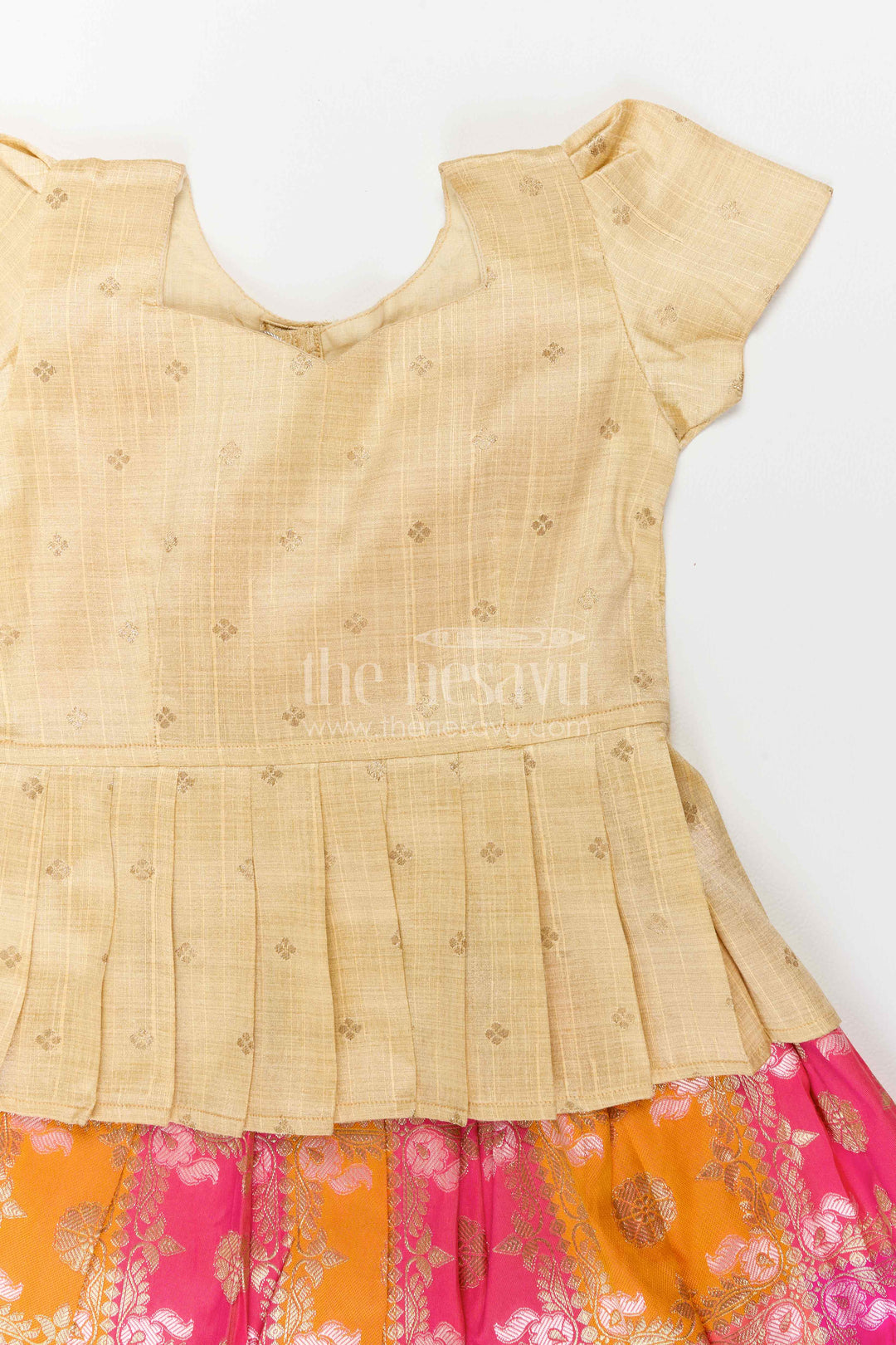 Kids Pattu Pavadai for Festive Ceremonies and Cultural Events