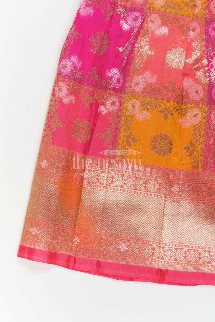 Kids Pattu Pavadai for Festive Ceremonies and Cultural Events