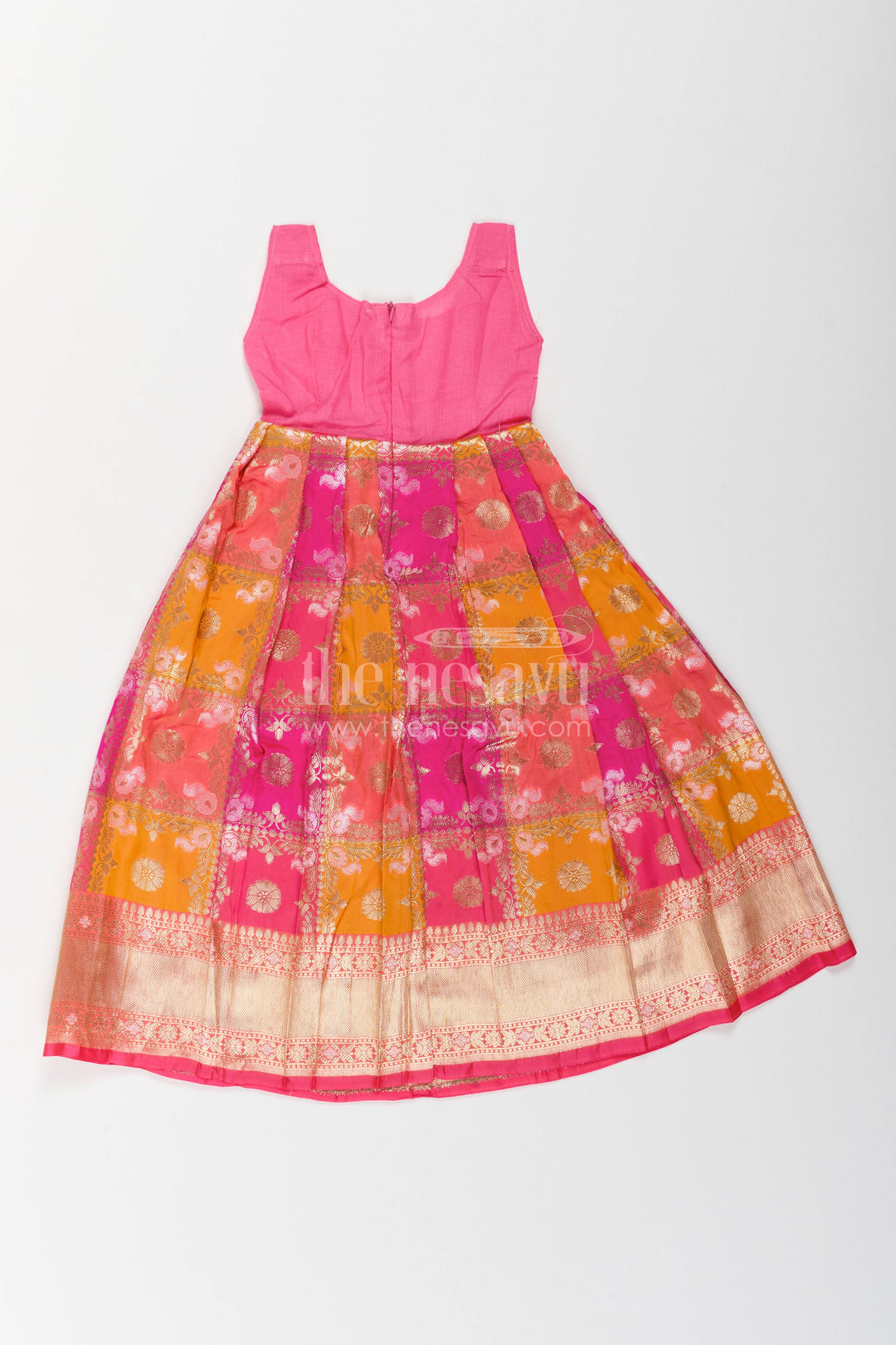 Kids Pattu Pavadai for Festive Ceremonies and Cultural Events