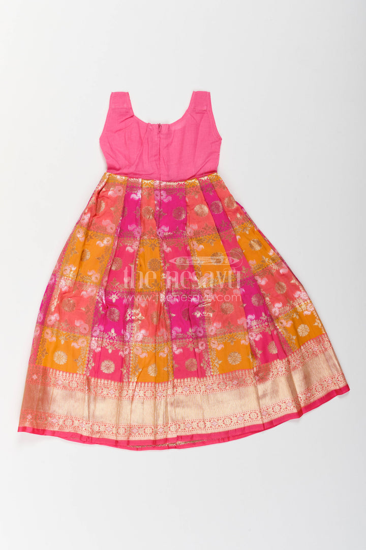 Kids Pattu Pavadai for Festive Ceremonies and Cultural Events
