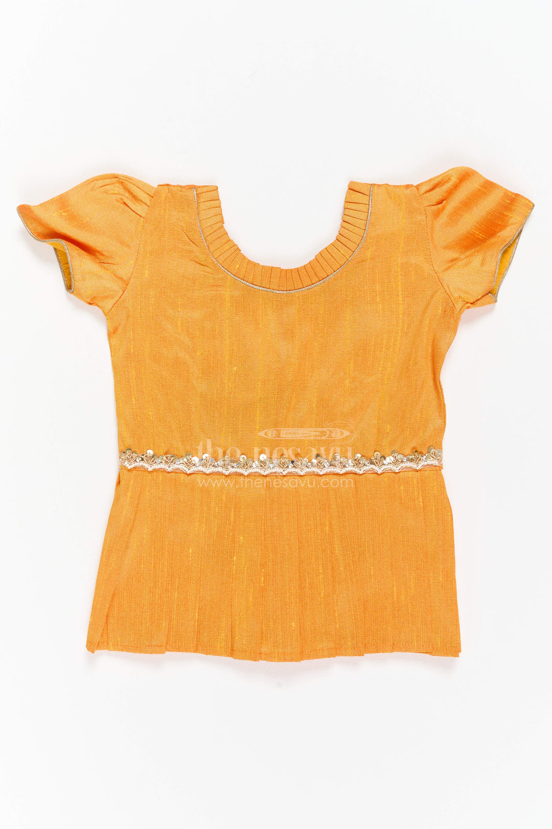Girls Banarasi Pattu Pavadai for Weddings Poojas and Festive Family Functions