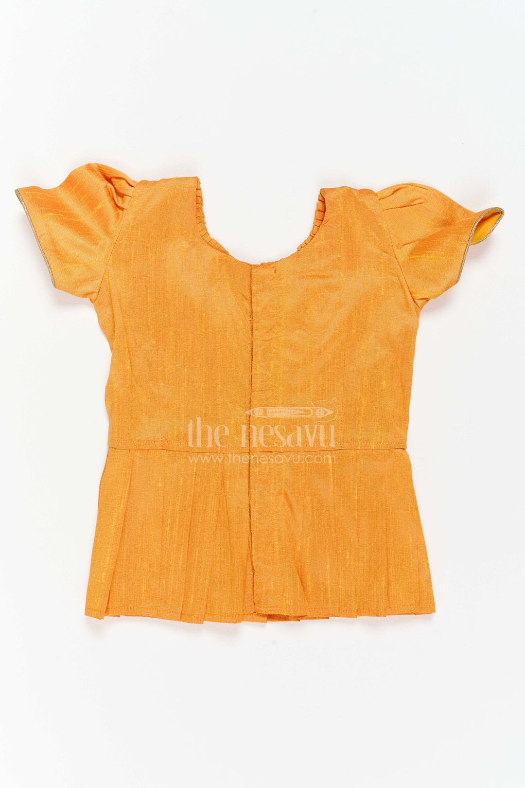Girls Banarasi Pattu Pavadai for Weddings Poojas and Festive Family Functions