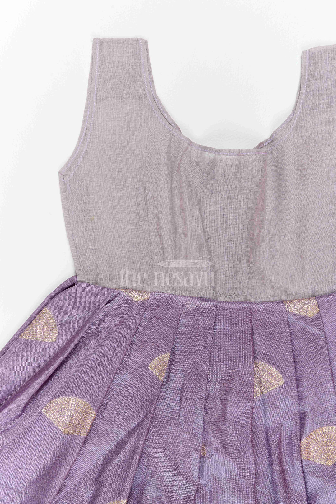 Girls Art Silk Pattu Pavadai for Festive Events and Temple Celebrations