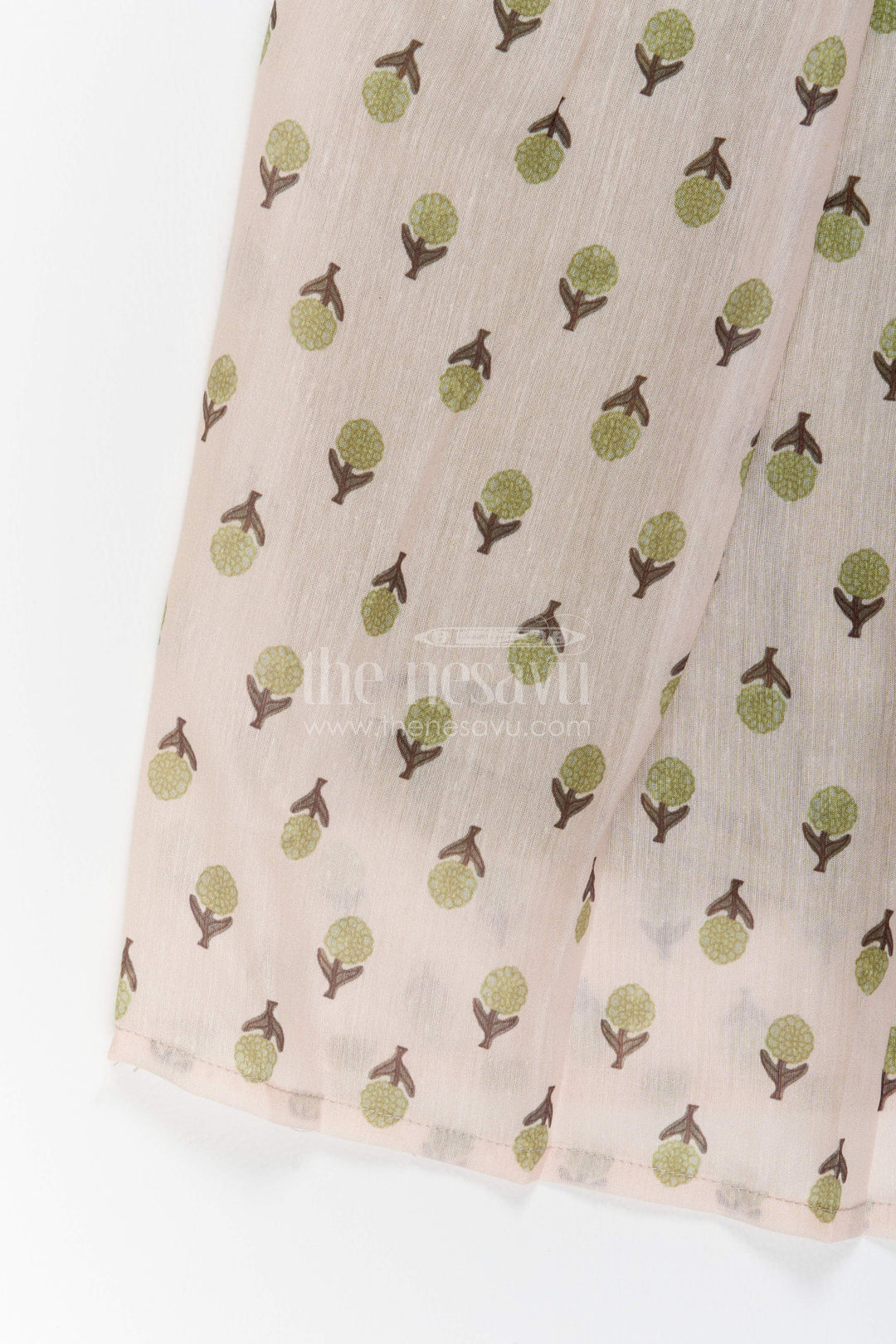 Pattu Pavadai with Digital Print for Family Functions