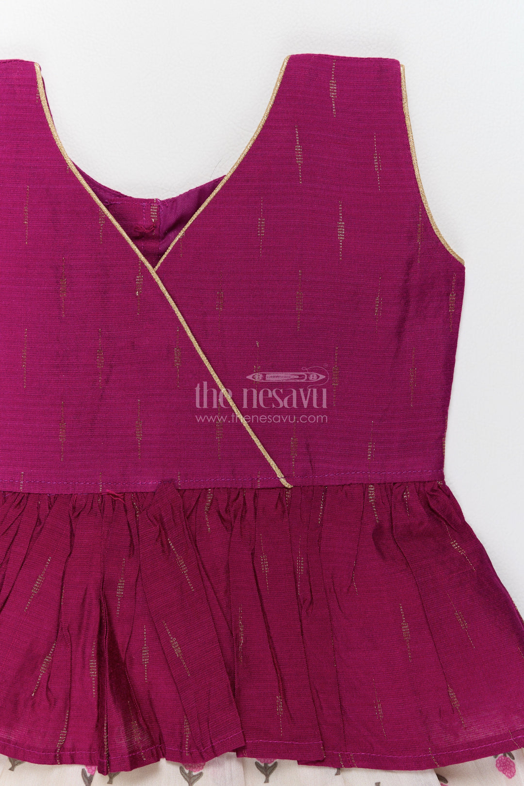 Silk Pavadai Sattai in Pink for Festive Gatherings