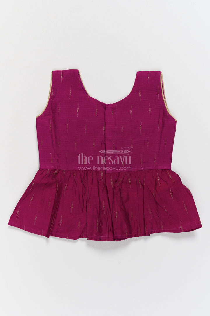 Silk Pavadai Sattai in Pink for Festive Gatherings