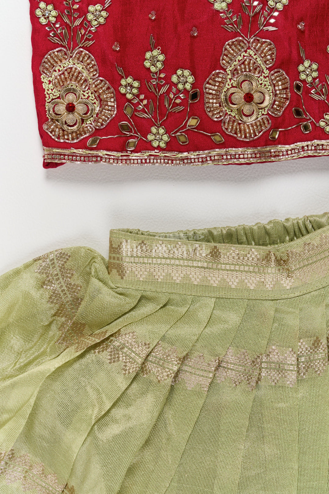 Wedding Lehenga for Girls with Thread Embroidery for Festive Occasions