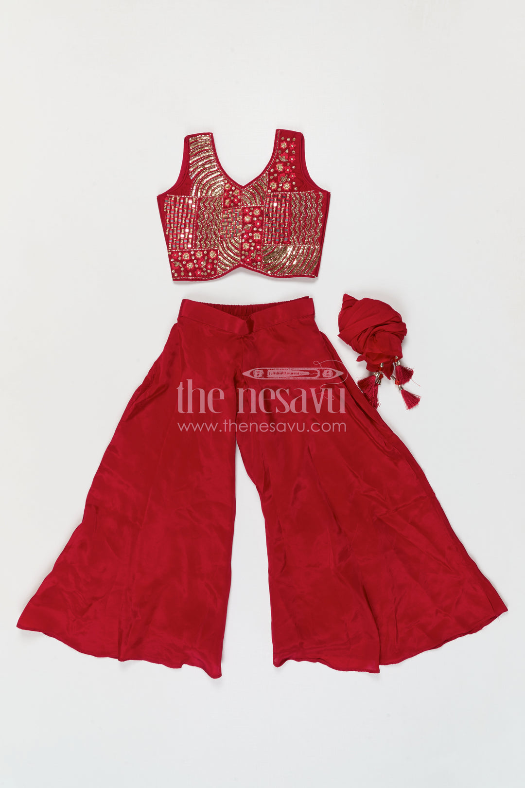 Girls Sharara Set for Festive Occasions and Temple Function