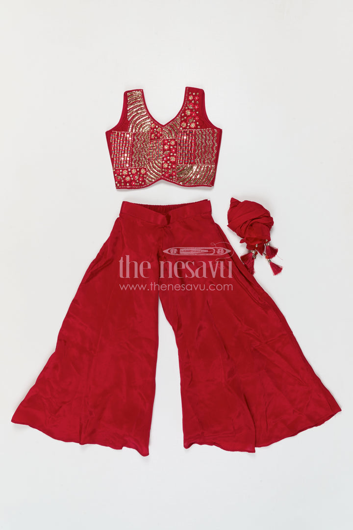 Girls Sharara Set for Festive Occasions and Temple Function