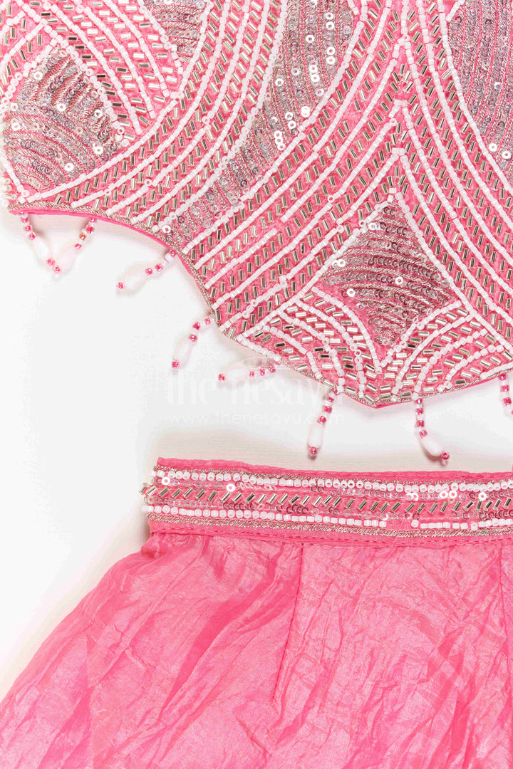 Girls Sharara Dress Set for Weddings and Events