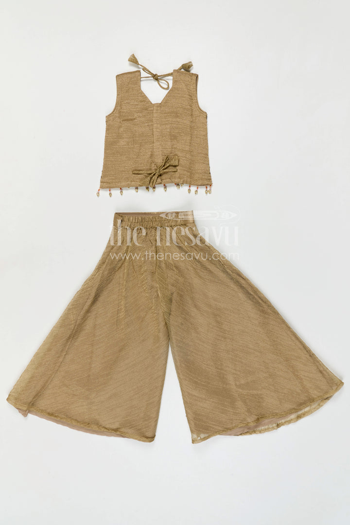 Girls Ethnic Sharara Outfit for Family Functions and Celebrations