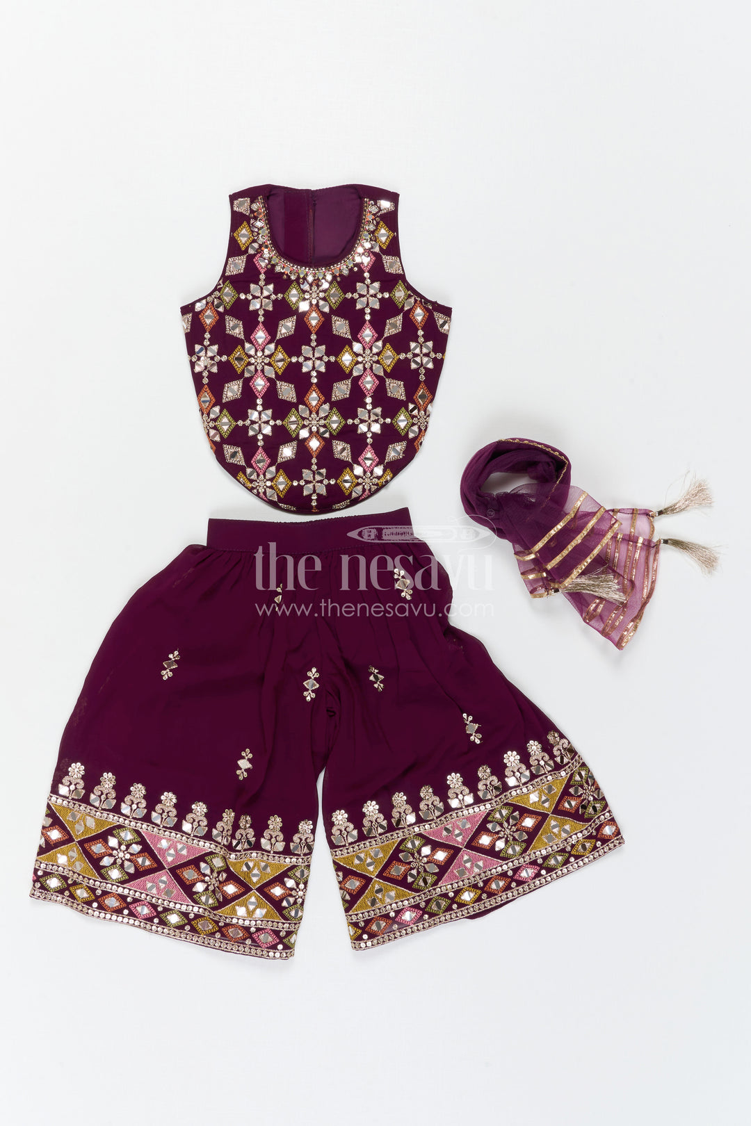 Girls Sharara Set for Festive Occasions and Weddings