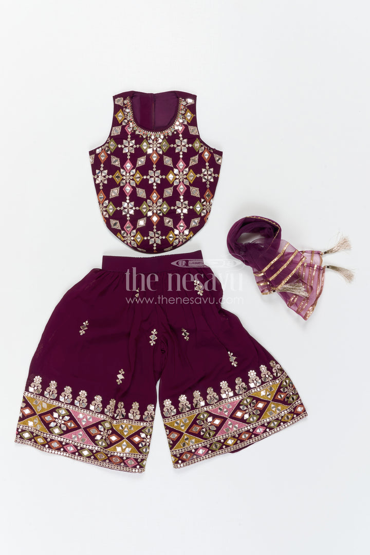 Girls Sharara Set for Festive Occasions and Weddings