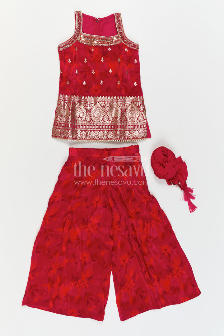 Girls Sharara Dress for Festive Functions and Wedding Wear