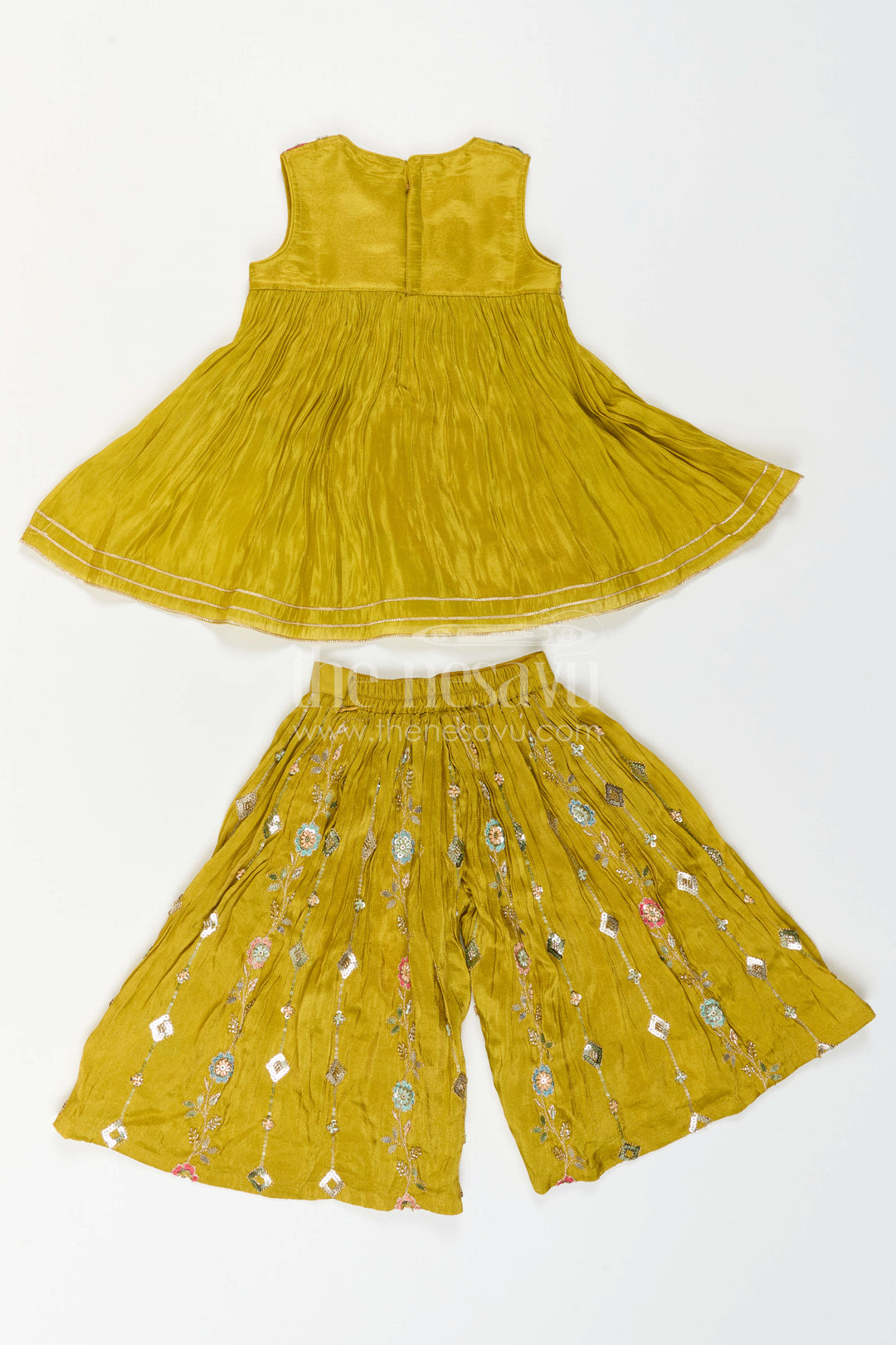 Girls Festive Palazzo Set for Wedding Receptions and Parties