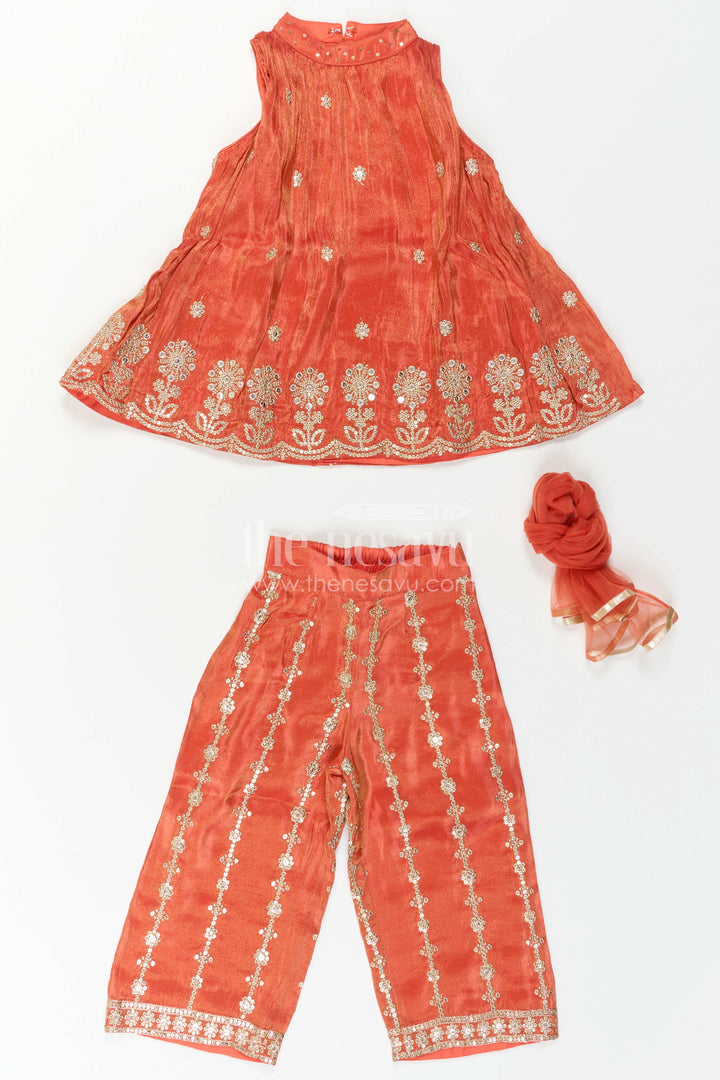 Girls Sharara Set for Festive Celebrations and Weddings