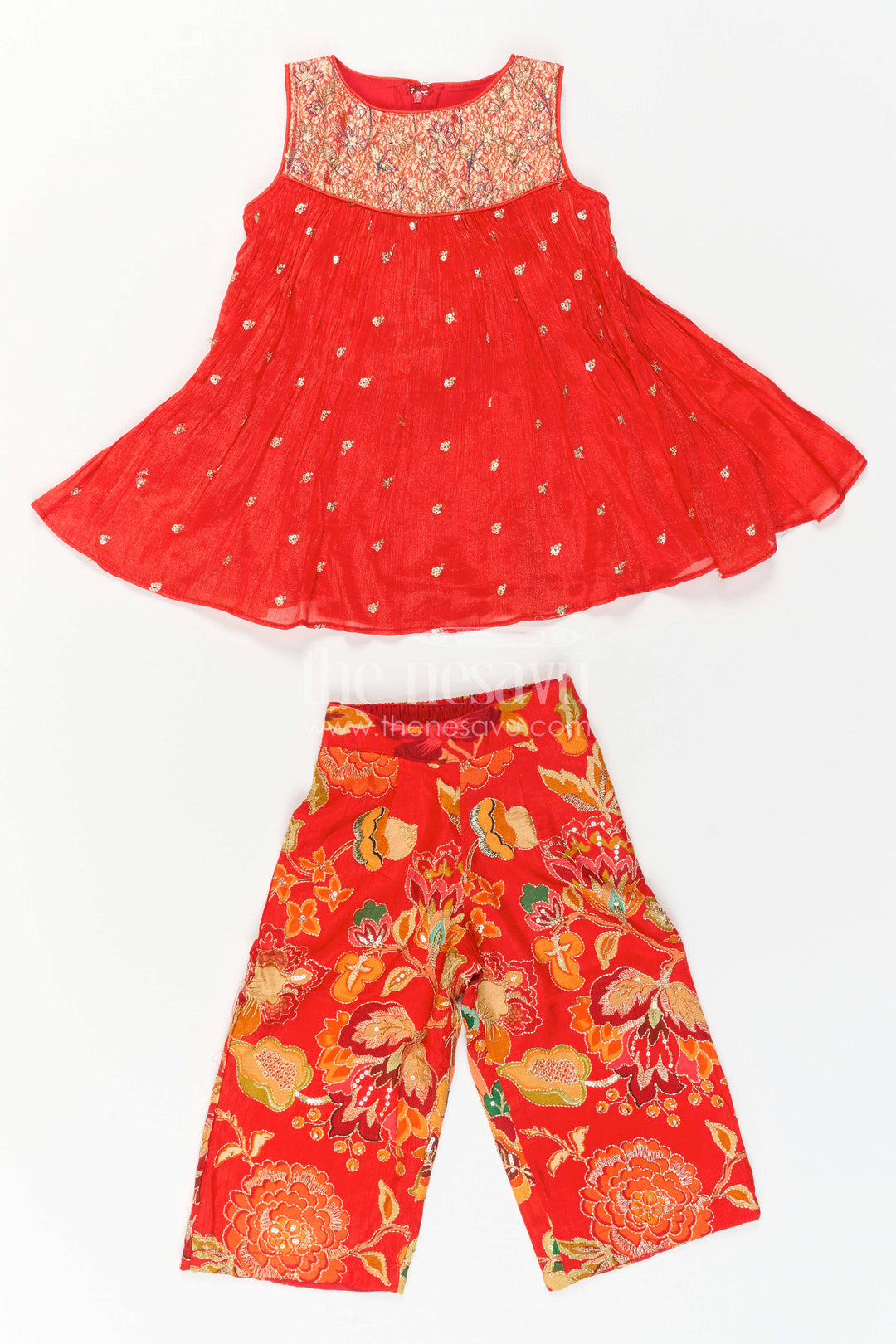 Girls Sharara Set for Weddings and Festive Family Occasions