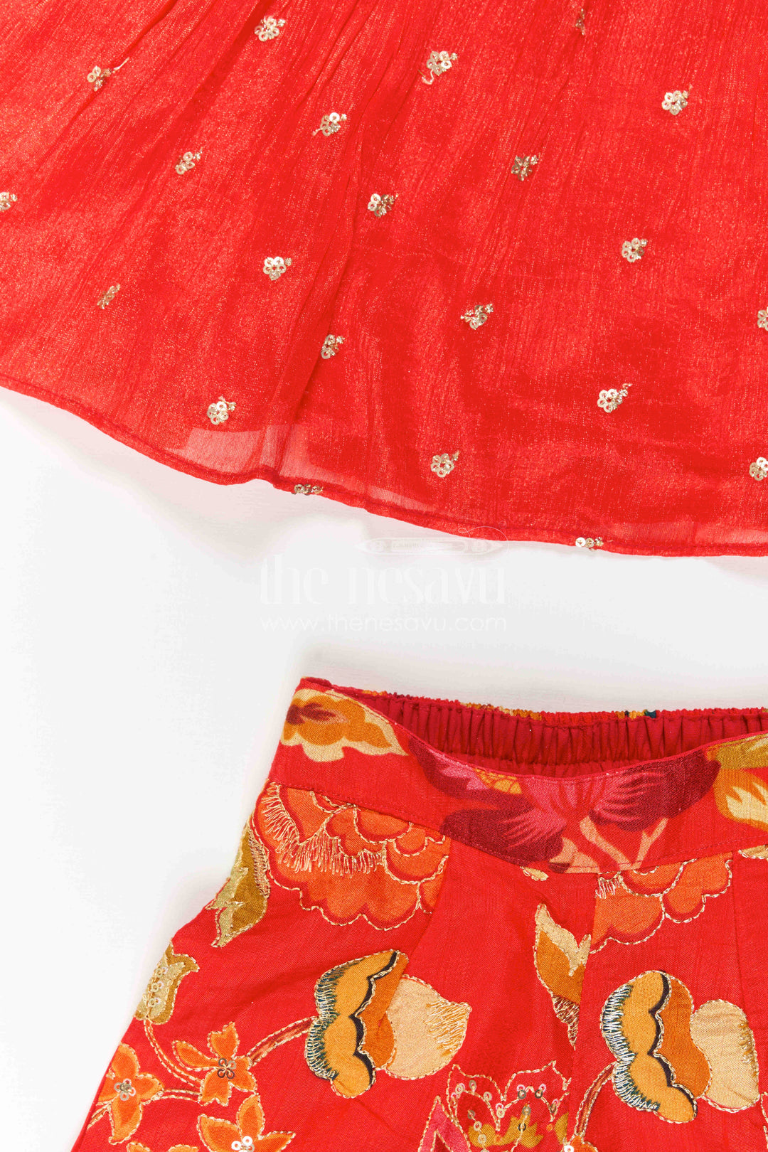 Girls Sharara Set for Weddings and Festive Family Occasions