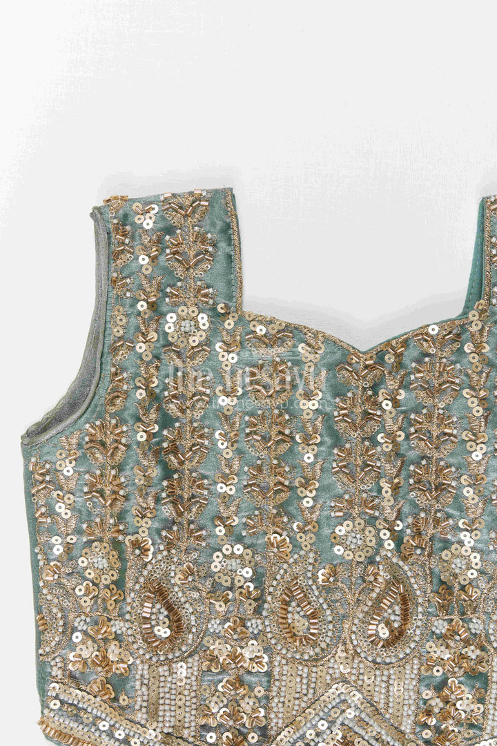 Girls Palazzo Set for Festive Weddings and Reception Parties