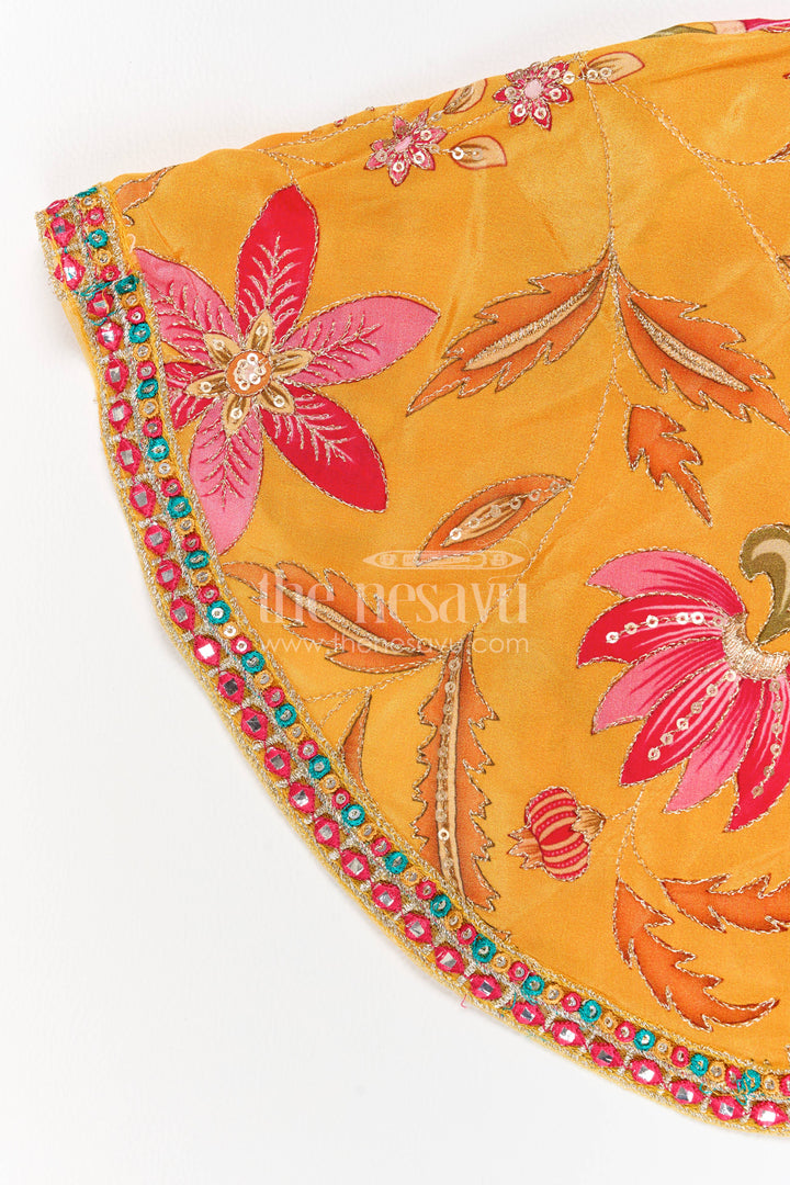 Sharara Dress for Girls with Sequin Work for Festive Occasions