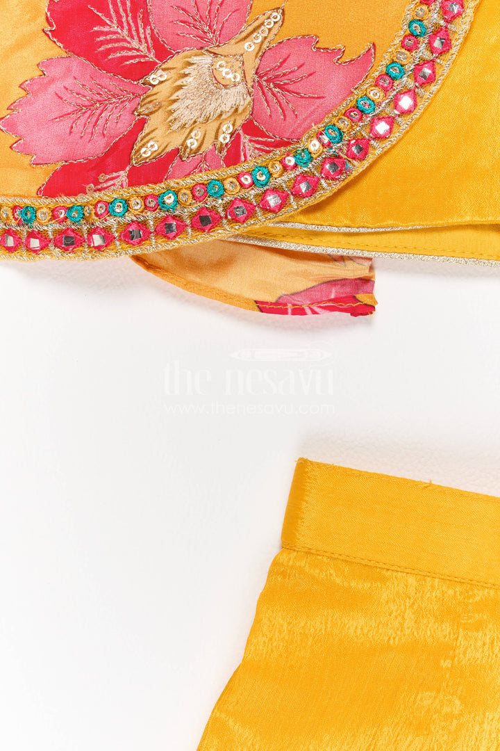 Sharara Dress for Girls with Sequin Work for Festive Occasions