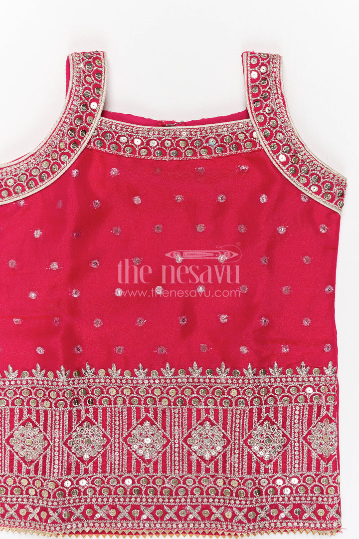 Girls Sharara Set with Sequin Work for Family Functions