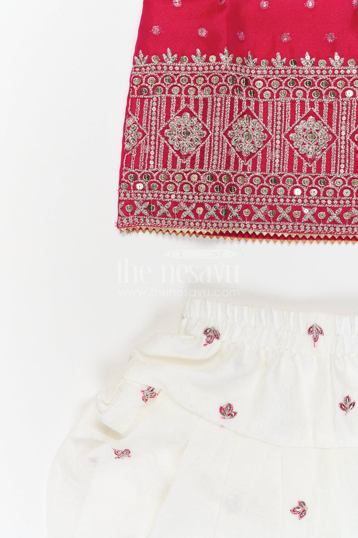 Girls Sharara Set with Sequin Work for Family Functions