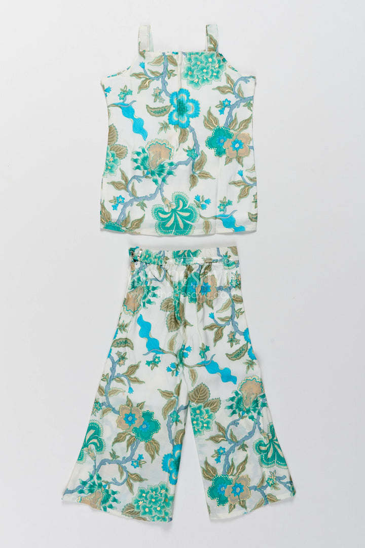 Girls Co Ord Set with Digital Print for Family Functions
