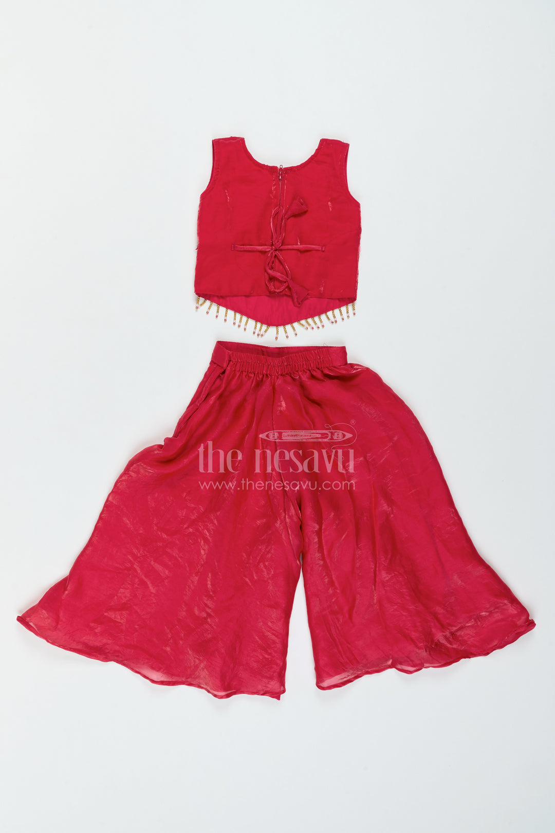 Girls Organza Sharara Set for Weddings Parties and Festive Functions
