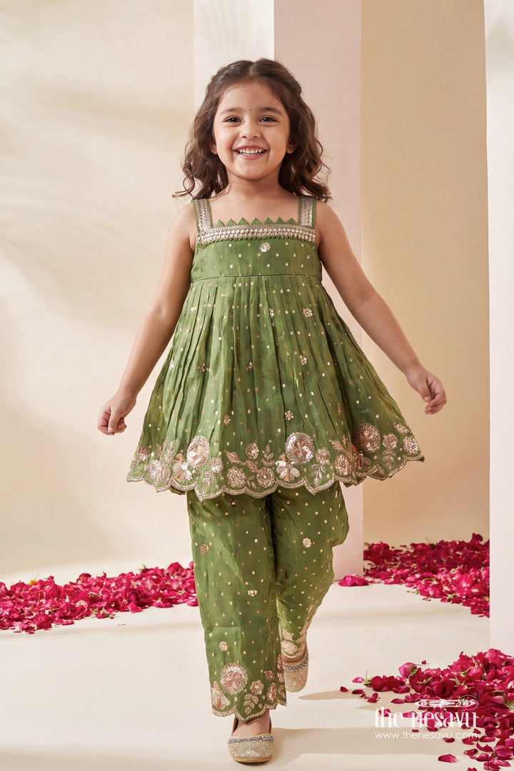 Girls Co Ord Set for Cultural Events and Festive Family Gatherings