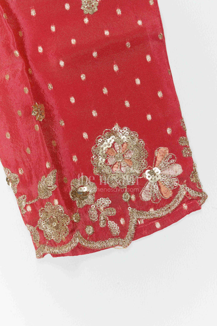 Girls Ethnic Pant Set for Birthday Functions and Festive Occasions