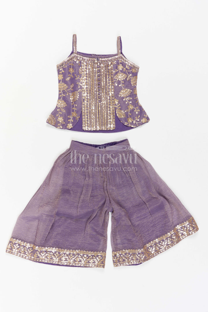 Girls Palazzo Set for Wedding Functions and Traditional Festivities
