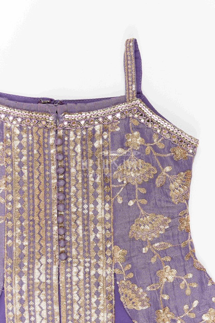 Girls Palazzo Set for Wedding Functions and Traditional Festivities