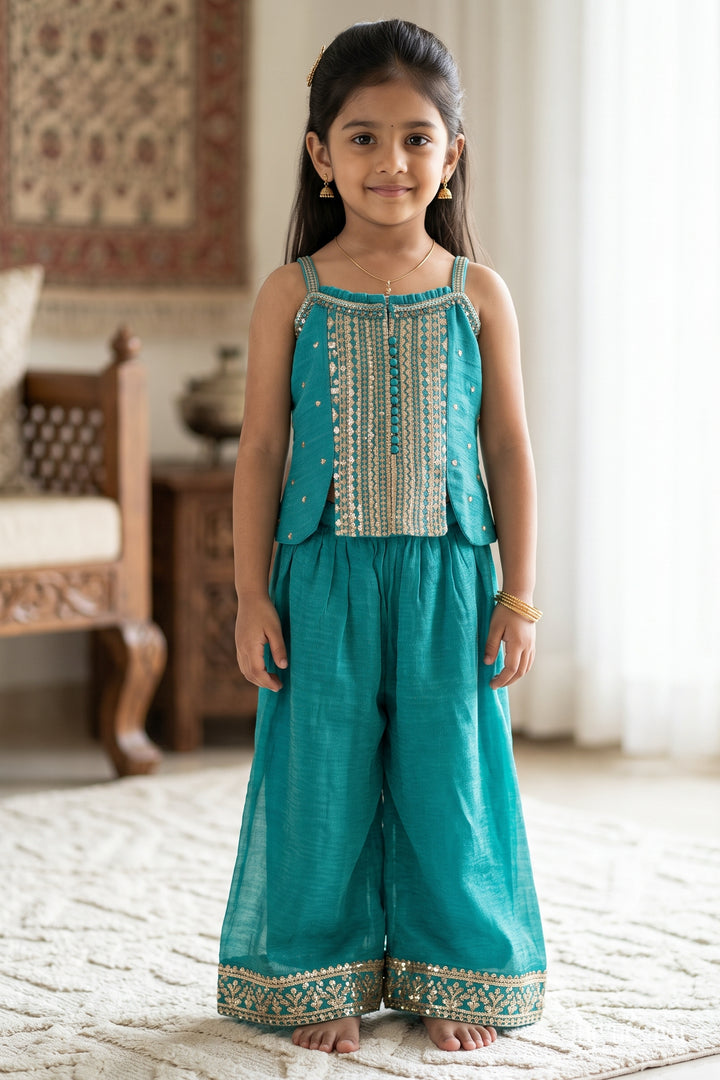 Girls Sharara Set for Festive Ceremonies and Wedding Celebrations
