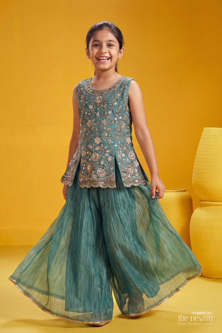 Girls Sharara Set with Smart Tailoring for Family Functions