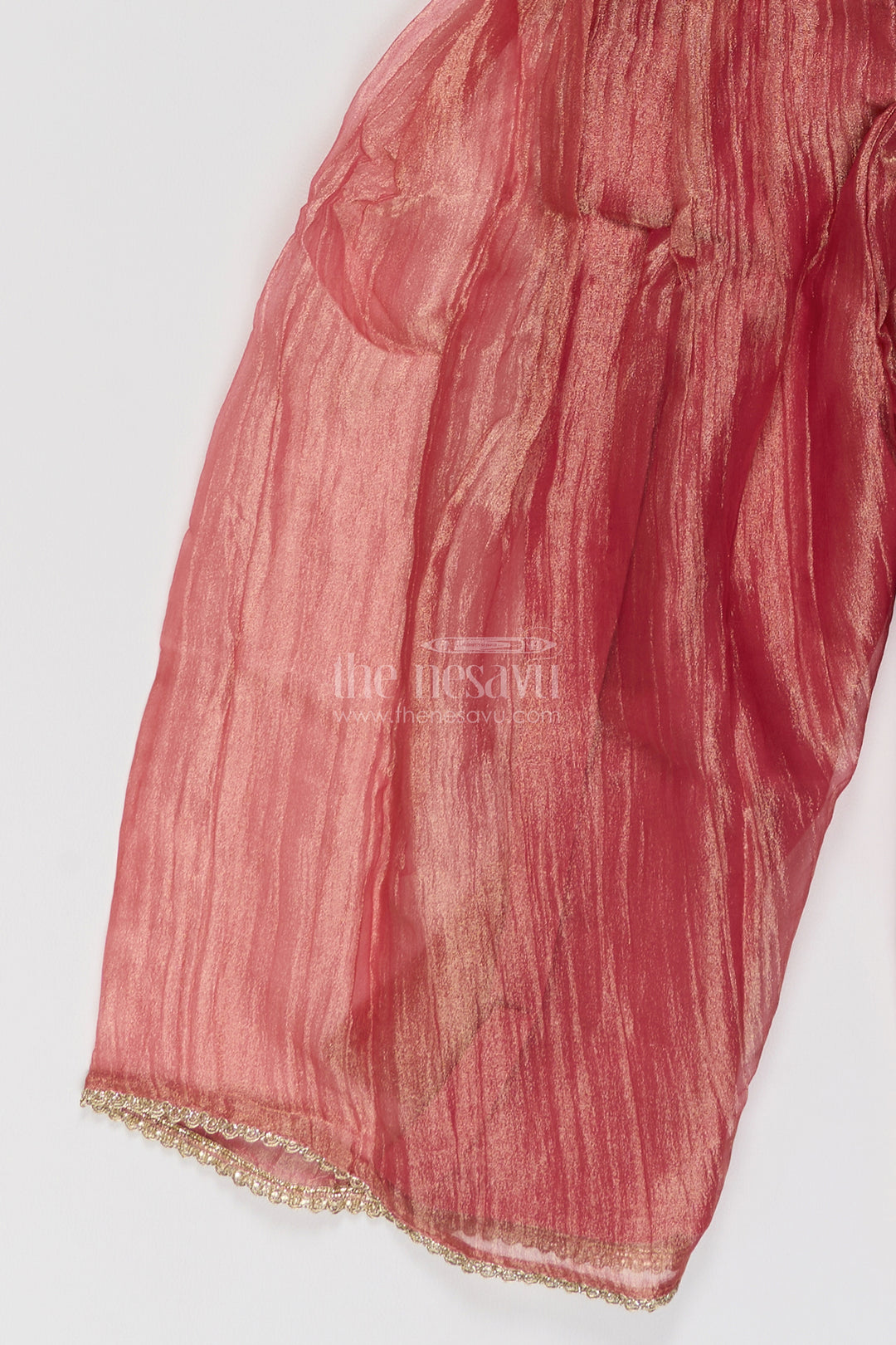 Girls Palazzo Set in Pink for Festive Gatherings