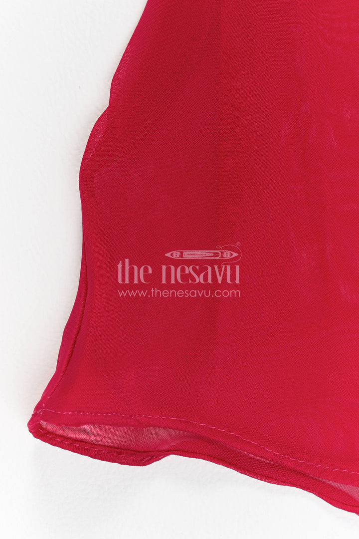 Sharara Dress for Girls in Red for Wedding Moments