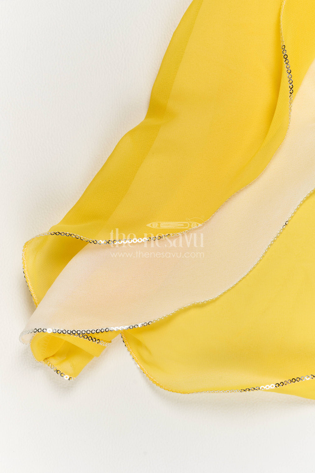 Girls Sharara Set in Yellow with Smart Tailoring