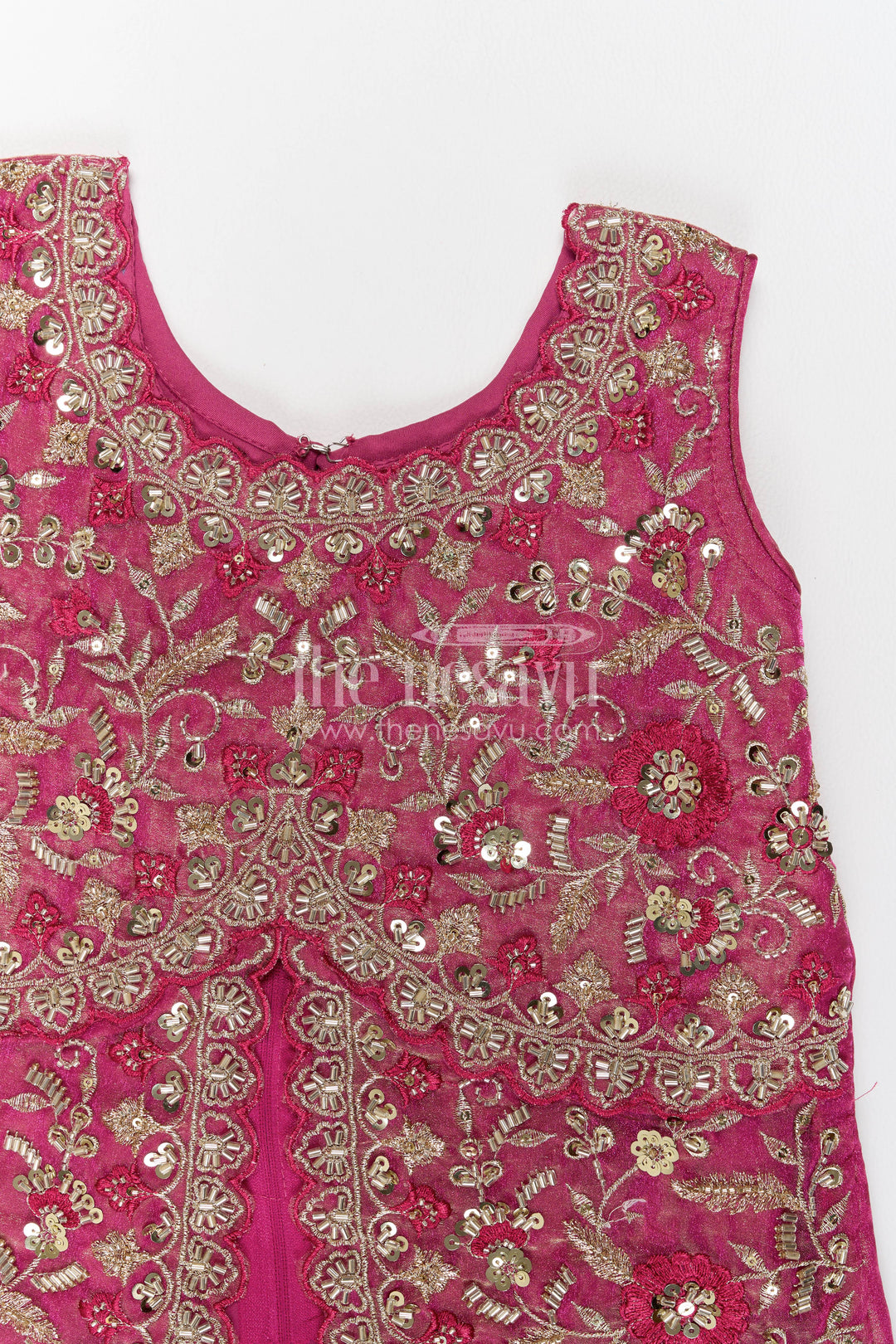 Sharara Dress for Girls in Pink with an Occasion Ready Finish