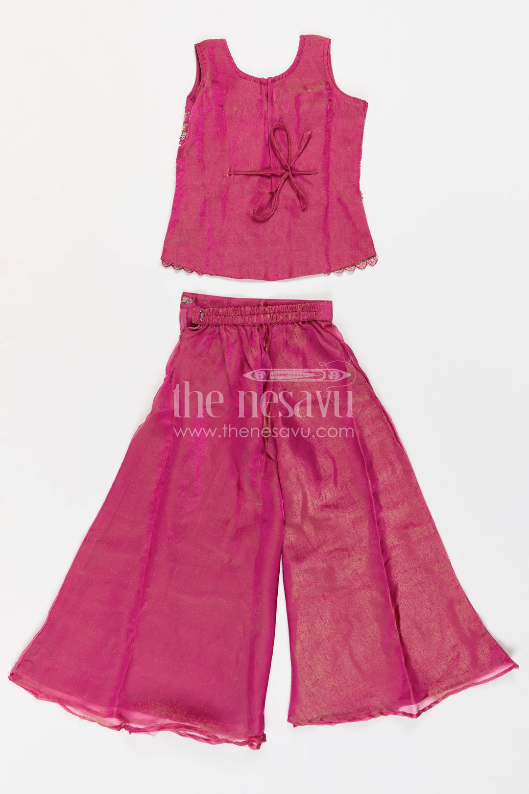 Sharara Dress for Girls in Pink with an Occasion Ready Finish