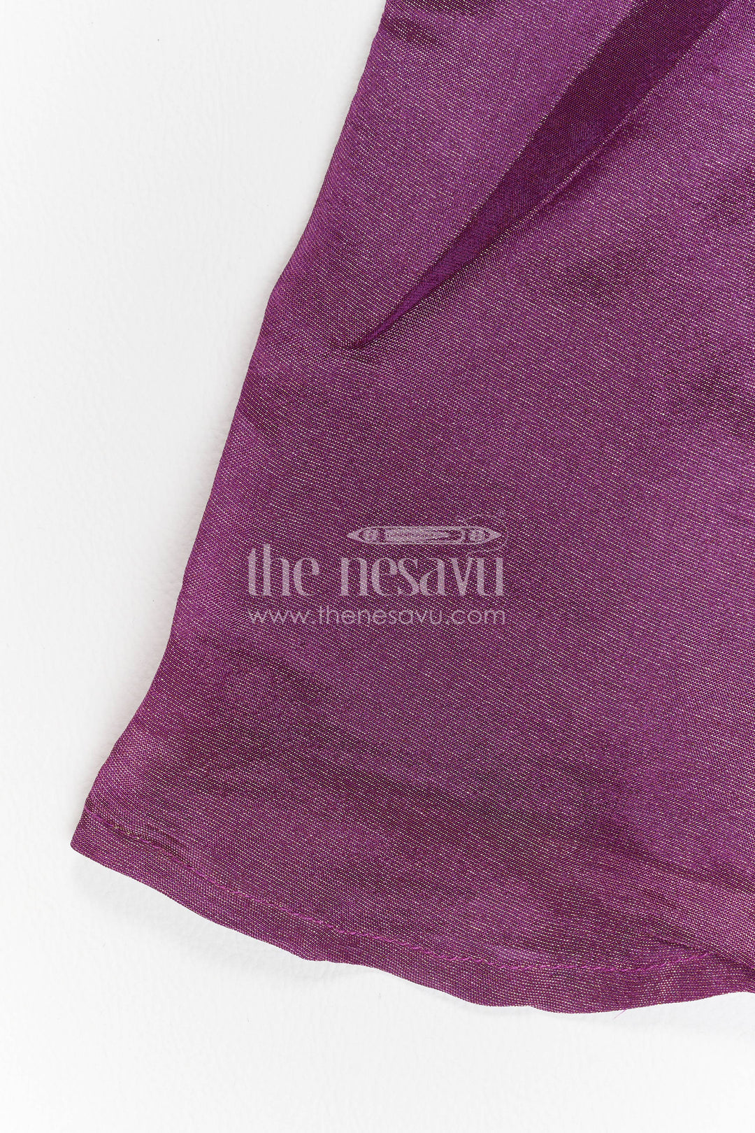 Girls Sharara Set in Purple with Thread Embroidery