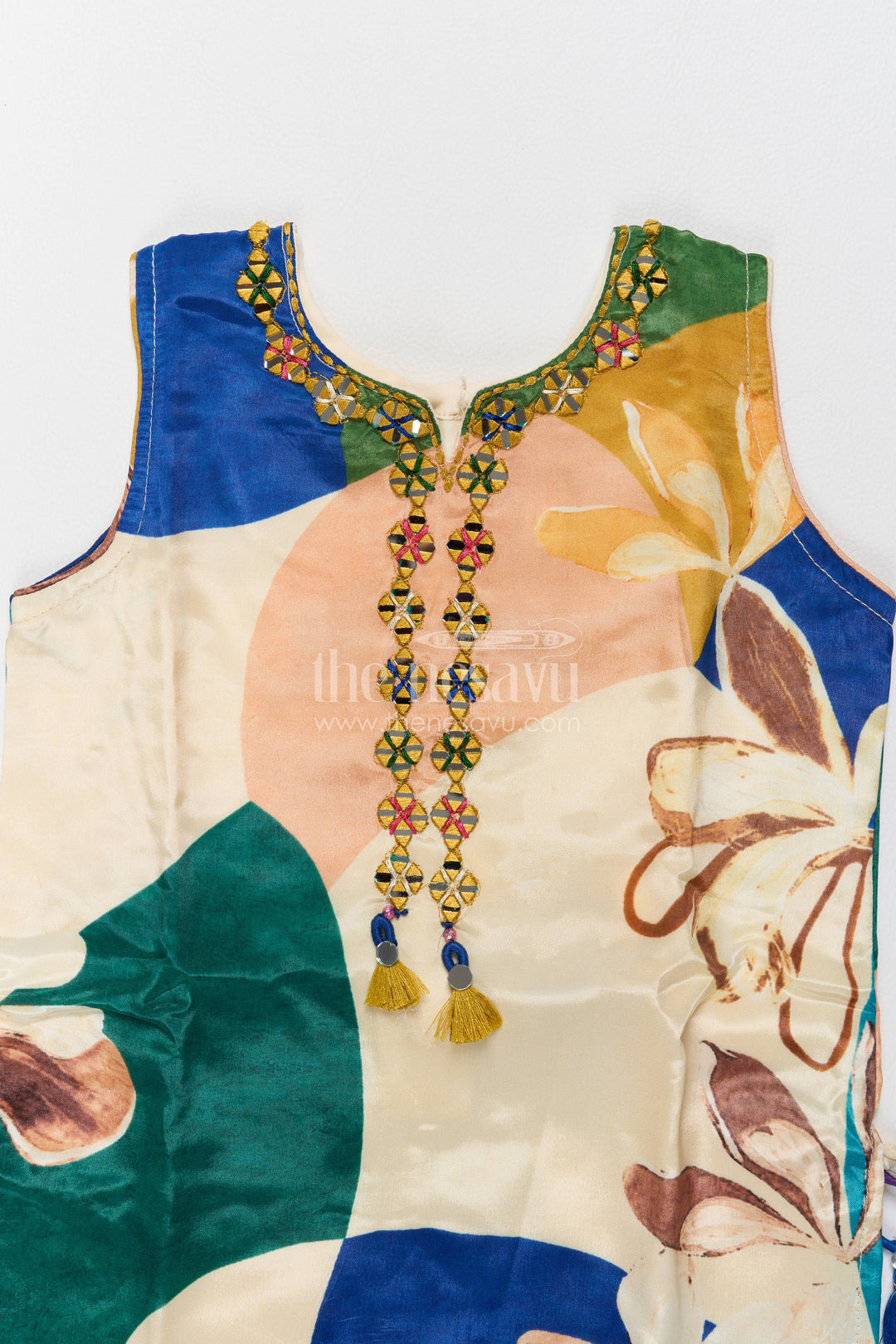 Sharara Dress for Girls with Digital Print for Festive Occasions